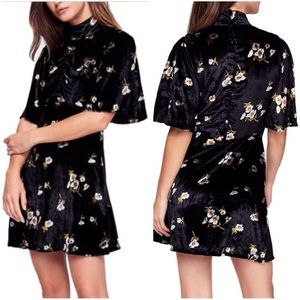 Free People Be My Baby Velvet Dress